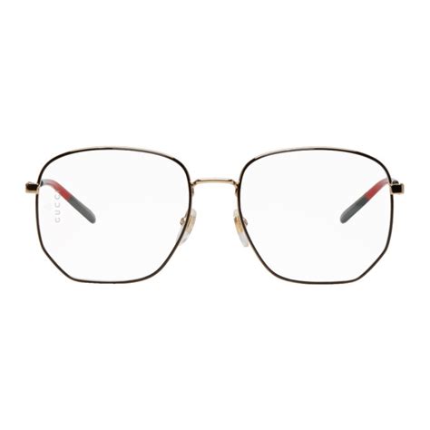 octagonal glasses gucci|gucci frameless glasses men.